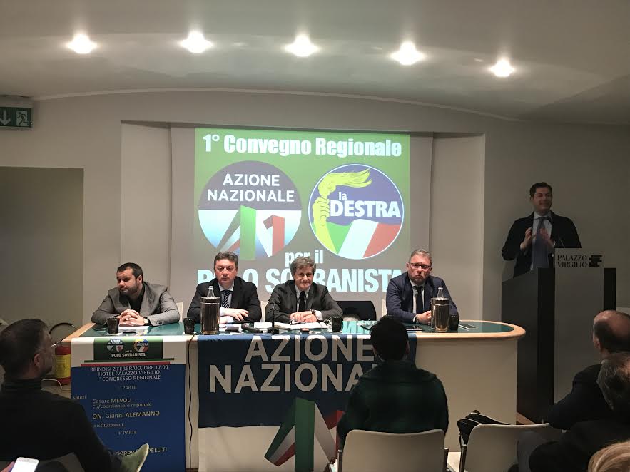 fusione azione nazionale e la destra