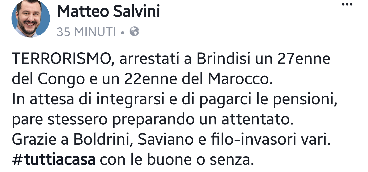 post salvini