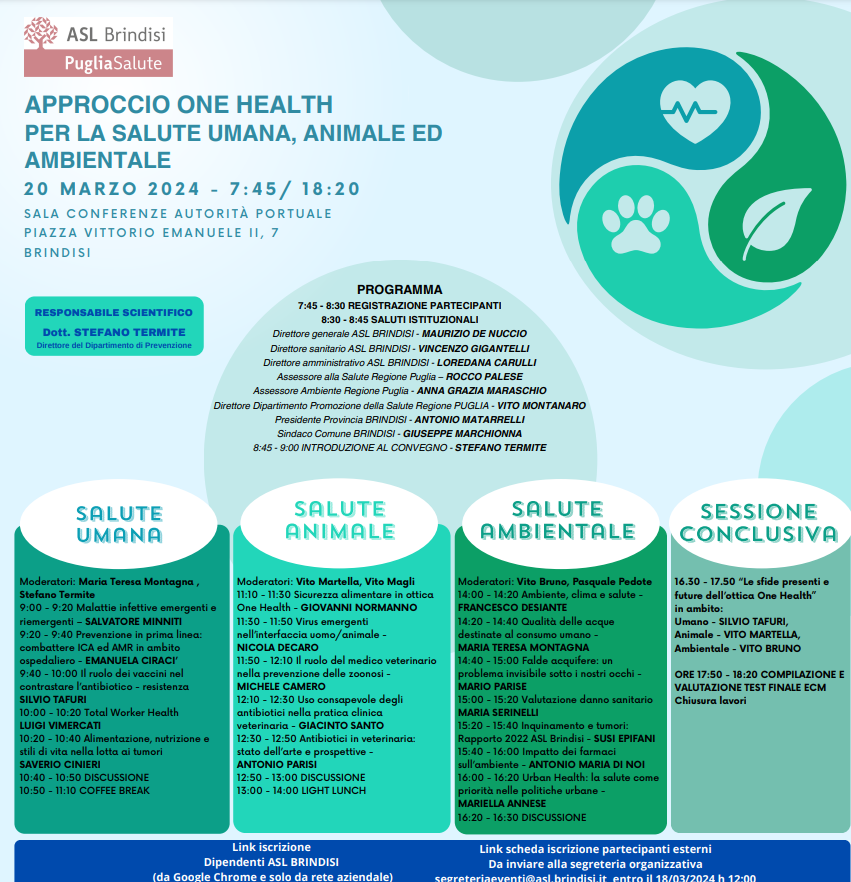 One Health esperti a confronto in un evento formativo new pam